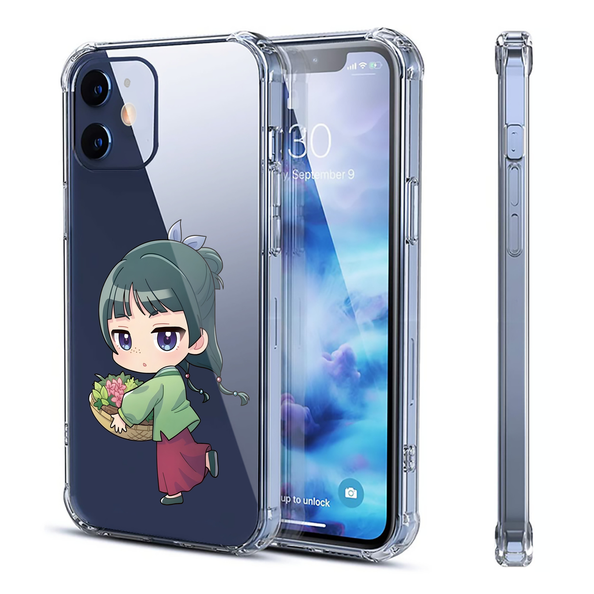（画像用） 薬屋のひとりごと The Apothecary Diaries 【iPhone 12シリーズ対応】透明スマホケース（クリアソフトケース）